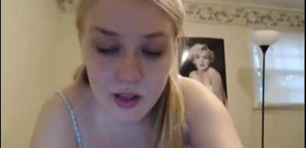  Blonde Teen Webcam Dildo Free Teen Dildo Porn